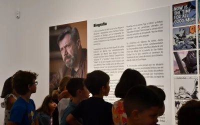 Máscaras de superhéroes, en el taller inspirado en Carlos Pacheco