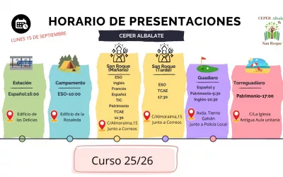 El lunes se presenta la oferta educativa del CEPER Albalate