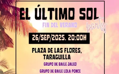 Este viernes, fiesta de fin del verano en la Plaza de las Flores de Taraguilla