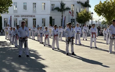 La escuela de Taekwon-Do ITF vuelve por todo lo alto con una clase al aire libre