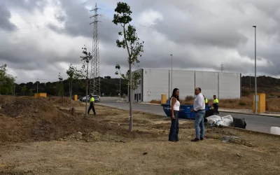 Comienzan las obras para construir una zona verde en La Pólvora