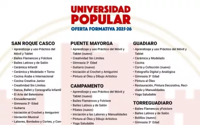 La Universidad Popular consigue más de 2.500 matriculaciones