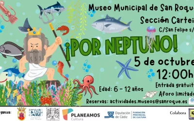 El Museo Carteia programa el Taller infantil “¡Por Neptuno!”