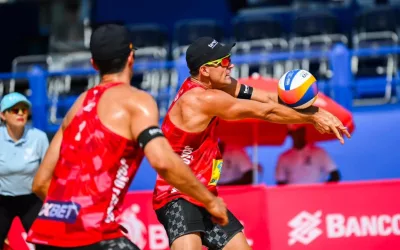Adrián Gavira, top 10 en el Challenge de vóley en México
