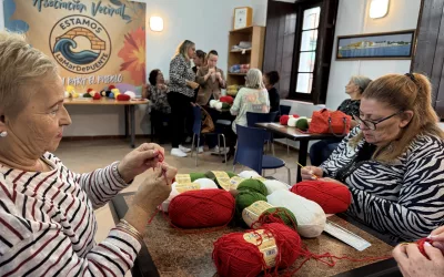 Visita al taller de la Asociación “Estamos la Mar de Puente”
