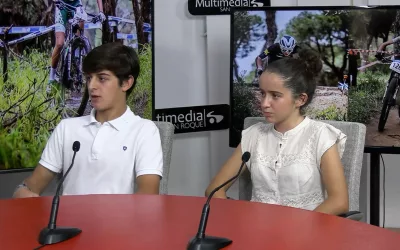 Valentina y Martín García promesas del ciclismo sanroqueño