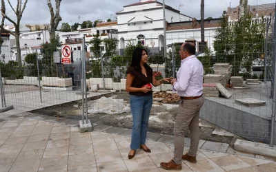 Trabajos de mejora y eliminación de barreras arquitectónicas en la Plaza de las Flores