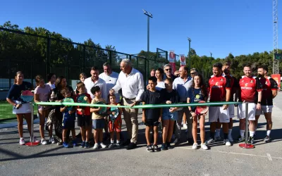 Inauguradas las nuevas pistas de pádel en Taraguilla