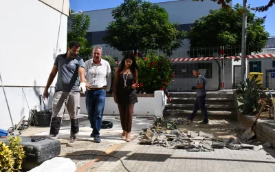 Obras de mejora en las 40 viviendas de la Barriada de la Paz
