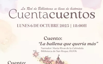 Este lunes, cuentacuentos en San Roque Ciudad y en Guadiaro