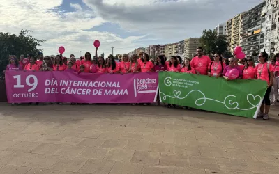 San Roque presente en la XII Marcha contra el Cáncer de Mama en Algeciras
