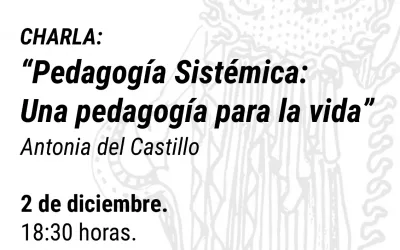 El próximo martes, charla sobre pedagogía organizada por Amigos de la Biblioteca