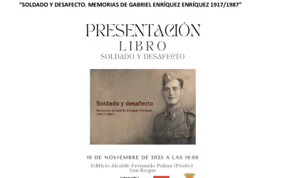 Este lunes, presentación del libro de memorias de Gabriel Enríquez, un soldado republicano
