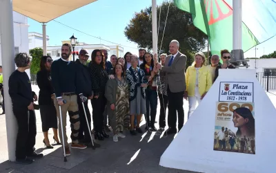Celebración del Día Andaluz del Pueblo Gitano con la lectura de un manifiesto y un izado de bandera