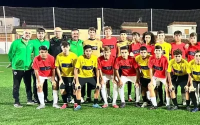 El sanroqueño Sergio Mena, al frente de la Selección gaditana de fútbol Sub 14