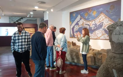 Visita accesible al Museo Carteia para usuarios de Asansull