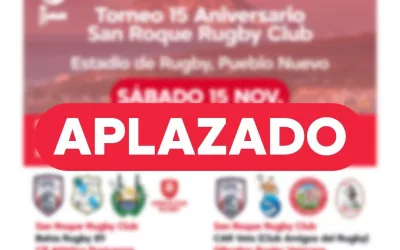Suspendido el torneo especial de San Roque Club Rugby conmemorativo de su 15º aniversario