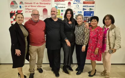 Presencia municipal en la cena benéfica de la Asociación de Esclerosis Múltiple