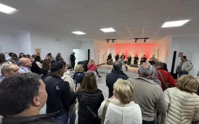 Zambomba Navideña en el Casino de Campamento