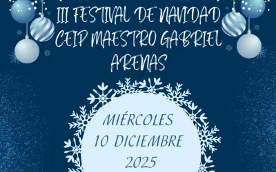 Este miércoles en el teatro, III Festival de Navidad del CEIP Gabriel Arenas
