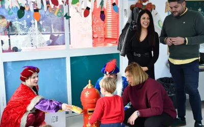 Nelson Mandela y Villa Carmela reciben a los Carteros Reales