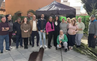 Visita al montaje de los belenes vivientes de Taraguilla y Puente Mayorga