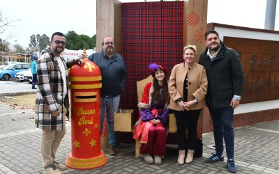 Continúan las visitas de los Carteros Reales en las fiestas infantiles de Navidad