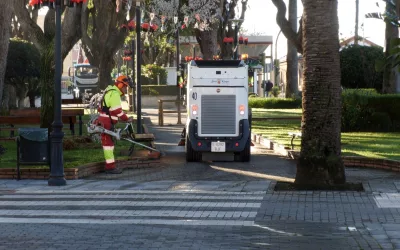 Limpieza especial en la Estación de San Roque
