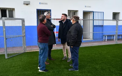 Comenzaron las obras del vestuario del campo Manuel Mateo