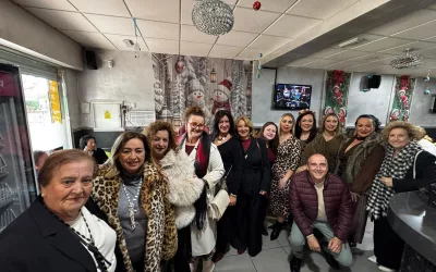 Almuerzo navideño de la asociación de mujeres de Taraguilla