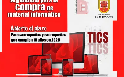 Más de 60 jóvenes sanroqueños, admitidos para las ayudas TICs