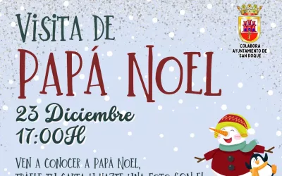 Papá Noel visita las barriadas de la Bahía