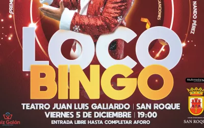 Mañana, Especial de Navidad de Loco Bingo en el Teatro Juan Luis Galiardo