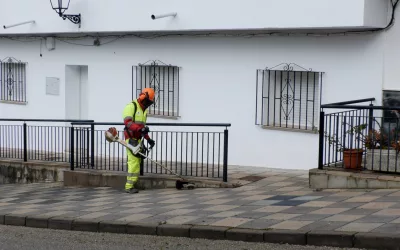 Realizada una limpieza especial en calle Villa Alta, en la Estación