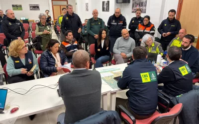 El seguimiento de los ríos y el desagüe de los embalses, focos de atención del puesto de mando avanzado