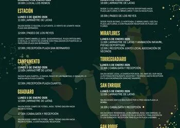 Recepciones, arrastres de latas y cabalgatas por todo el municipio