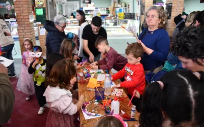 El mejor ambiente infantil, en el Carnaval en el Mercado Diego Ponce