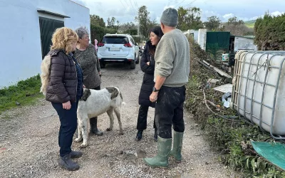 El Ayuntamiento visita las zonas afectadas por las borrascas para evaluar los daños y coordinar actuaciones