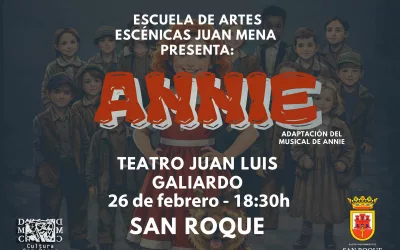 Este jueves, musical de Annie en el teatro Juan Luis Galiardo