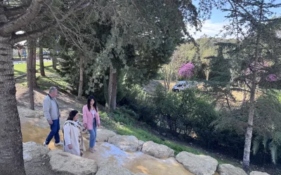 Visita a la renovación integral del parque canino de El Toril