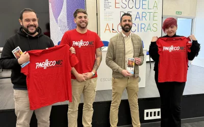 Visita a la Escuela de Arte de Algeciras para dar a conocer Pachecomic
