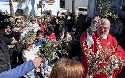 Bendiciones de palmas y olivos en todo el municipio