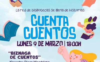 Sesiones de Cuentacuentos, el 9 de marzo en Campamento y San Roque