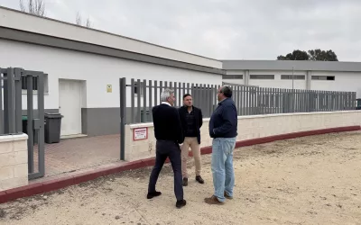 Nuevo cerramiento en el campo de rugby de Pueblo Nuevo