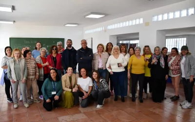 Visita al programa municipal de Envejecimiento Activo de Puente Mayorga
