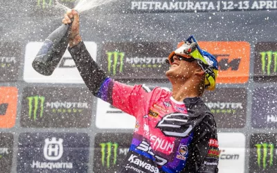 Felicitación a Fran Carbonero, que participa este mes en una prueba del mundial de motocross