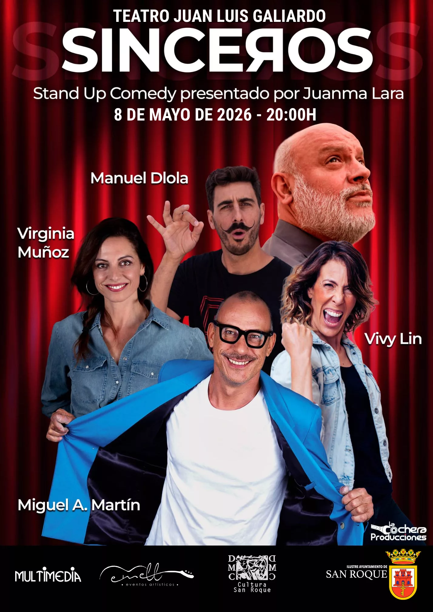 “Sinceros”, el 8 de mayo en el V festival de Monólogos