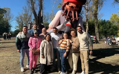 El Ratón Pérez, testigo de la animación en la Convivencia Vecinal de la Bahía