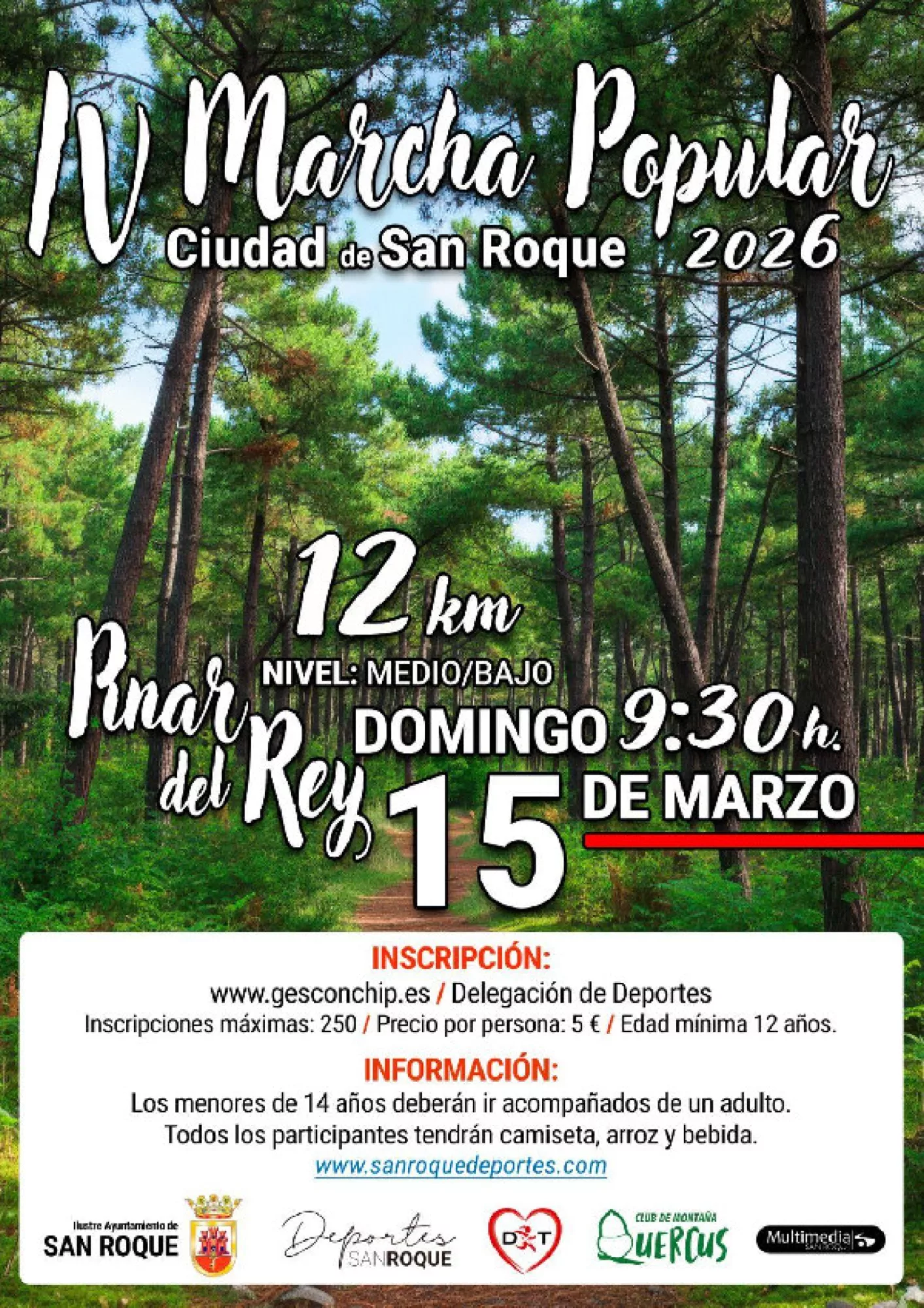 V Marcha Popular por el Pinar del Rey