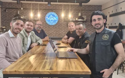 Primera toma de contacto con el Grupo Motero Campo de Gibraltar, con sede en Miraflores